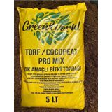 Green World 5 Litre Ithal Çok Amaçlı Bitki Toprağı Torf Cocopeat Ponza Taşı- Kokopit Özel Karışım Saksı Harcı