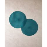 Green Year PP 2'li Amerikan Servis 38 cm Yeşil