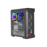Green Z5 Surena 4x120 mm ARGB 1x3.0 2x2.0 USB Gaming Kumandalı Oyun Bilgisayar Kasası