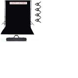 Greenbox Black Screen-Siyah Fon Perde (2X3M FON STANDI+4 MANDAL