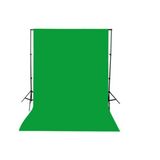 Greenbox Chromakey-Green Screen Yeşil Fon Perde (3X4M) +Fon Standı