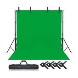 Greenbox Fon Standı 2x3 Metre Yeşil Fon Perde 2x3 Screen + 4 Mandal