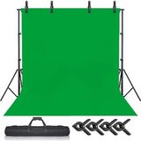 Greenbox Yeşil Fon Perde 2x3 Metre + Fon Standı 2x2 Metre