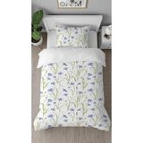 Greendecor Çilekler Soft Tasarım Deseneli Dijital Tasarımlı Baskılı Çarşafsız Şık Tek Kişilik Nevresim Takımı - Turuncu - 160 x 220 cm