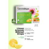 Greendrops Bitkisel Drops Boğaz Pastili - Limon Aromalı - Ekinezya, Bal&propolis, Ihlamur