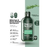 Greenlabel 400 ml Biberiye ve Elma Sirkesi Özlü Tuzsuz Parabensiz Sülfatsız Yenileyici Arındırıcı Şampuan