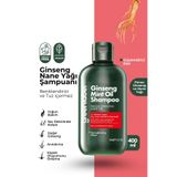 Greenlabel 400 ml Ginseng Nane Özlü Parabensiz Tuzsuz Kepek Karşıtı Bakım Onarım Şampuanı