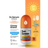 Greenlabel Hyalüronik Asit Niasinamid İçeren Leke Karşıtı SPF50 50 ml Yüksek Koruma Yüz Güneş Kremi