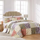 Greenland Home Blooming Prairie Yatak Örtüsü Seti, 3 Parça Tam, Çoklu