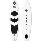 Greenmall Crazy Fan 320 cm Siyah Beyaz Şişme SUP Board