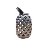Greenmall Lantern Xl Bronz Küçük Boy Mumluk