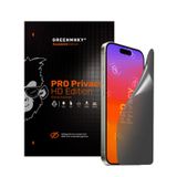 Greenmnky iPhone 12 Pro Max Pro Privacy HD Edition Panzerfolyo Şeffaf Ekran Koruyucu