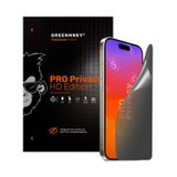 Greenmnky iPhone 13 Mini-Pro Privacy HD Edition Panzerfolyo Şeffaf Ekran Koruyucu