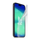 Greenmnky iPhone 15 Plus Paperfeel Panzerfolyo Şeffaf Ekran Koruyucu