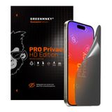 Greenmnky iPhone 16 Pro - Pro Privacy HD Edition Panzerfolyo Şeffaf Ekran Koruyucu