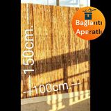 Greenosier 1,5m.1m. Hasır Kamış Balkon Çiti Bahçe Çiti Bahçe Dekorasyon