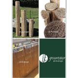 Greenosier Doğal Hasır Kamış gölgelik dekorasyon balkon teras pergola bahçe 40cm x 4metre