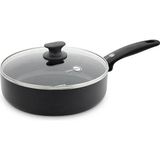 Greenpan Cambridge 24 cm Basık Tencere 3,1 L Thermolon™ Seramik Yüzey | Pfas, Pfoa, Ptfe Içermez | - Siyah