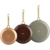 Greenpan CC009020-001 Shades 3'lü Tava Seti