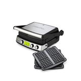 Greenpan Elite Grill Tost Makinesi + Waffle Plaka Seti 2200w - Siyah
