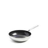 Greenpan Eneva 3ply Thermolon™ Çelik Seramik Yüzey Wok Tava 28 Cm - Gümüş