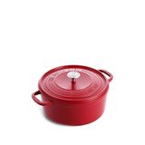 Greenpan Featherweight Red Döküm Derin Tencere 22 Cm - Kırmızı