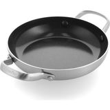 Greenpan Geneva 20 cm 3-Ply Paslanmaz Çelik Sahan | Pfas-Free Thermolon™ Seramik Yüzey - Gümüş