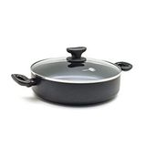 GREENPAN Greenpan torino 28 Cm Basık Tencere 4,3 Litre Siyah