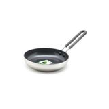 Greenpan Midipan Tava 14 cm – Paslanmaz Çelik Gövde Thermelon Seramik Yüzey | Gümüş