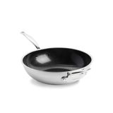 Greenpan Premiere 30 cm Wok Tava – 3 Katmanlı Paslanmaz Çelik, Evershine™ Teknoloji