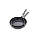 Greenpan Stanley Tucci 20 cm+26 cm 2'li Milano Siyah Kızartma Tava