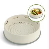 GreenPan Steamy Buharda Pişirici 24 cm – Krem Renk, Sağlıklı Pişirme, Yapışmaz Kaplama, Bulaşık Makinesinde Yıkanabilir