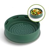GreenPan Steamy Buharda Pişirici 24 cm – Yeşil Renk, Sağlıklı Pişirme, Yapışmaz Kaplama, Bulaşık Makinesinde Yıkanabilir