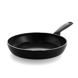 GreenPan Torino sağlıklı, yapışmaz kaplamalı seramik kızartma tavası, 30 cm, PAS içermez, indüksiyon, 160°C'ye kadar fırına dayanıklı, bulaşık makinesinde yıkanabilir, siyah