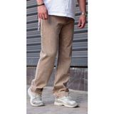 Greenpoll Erkek Baggy Bol Kesim Pantolon Yıkamalı Şık ve Modern - Kahverengi - 34