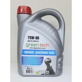 Greentech 75W-80 Manuel Sanzıman Yagı 3 Lıtre