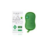 GREENWAY REKLAM GREENWAY 08060 Green Fiber HOME S15 Bulaşık Süngeri yeşil
