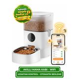 Greenwich Akıllı Otomatik Mama Kabı 4 L WiFi ve Ses Özellikli – Kedi ve Köpek İçin Uygulama Kontrollü Otomatik Mama Dağıtıcı