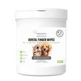 Greenwich Bitkisel İçerikli Kedi Köpek Diş Mendili 50 Adet | Tartar, Ağız Kokusu Giderici | Diş Beyazlatıcı | Parmak Mendil | Vegan