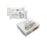 Greenwich Doğal İçerikli Kedi ve Köpek Temizleme Mendilleri, Thuja Orientalis, 13x13x6,5 cm, 50'li Paket