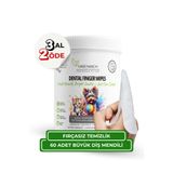Greenwich Zero Point of Beauty Diş Büyük Boy Mendil 60 Adet | Tartar Ağız Kokusu Giderici | Kedi Köpek | Nano Gümüş Içermez