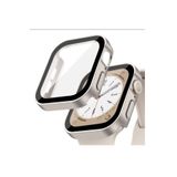 GREGOSS Lüx Apple Watch Uyumlu (45MM) Dokunmatik Etkilemeyen Iwatch 360 Tam Koruma Kılıf