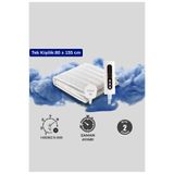 GREJ Q'Slimtime- Yeni Seri Tek Kişilik Elektrikli Alt Battaniye - 80x155 cm - 9 Kademe/Zaman Ayarlı