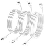 GREPHONE USB C - USB C Şarj Kablosu 60W, 3 Paket 6 Ayak Tipi C Hızlı Şarj Kablosu Şarj Cihazı Samsung Galaxy S23 S22 S21 S20 Ultra, Note 20 10, Google Pixel 2/3/4, MacBook Pro/Air, iPad Pro ile Uyumlu