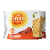 Greta Közlenmiş Kırmızı Biber Çeşnili Kraker 4'lü 4X30 Gr