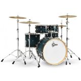 Gretsch Renown 5-Parça 22" Akustik Davul (Satin Antique Blue Burs