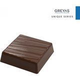 Greyas Moulds Polikarbon Kare Büyük Pralin Çikolata Kalıbı 25 gr | CM-3486 - 1