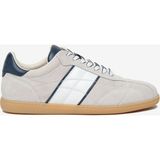 Greyder Erkek Beyaz Mavi Hakiki Deri Sneaker Ayakkabı 6Y1SA18960 - Beyaz - Mavi