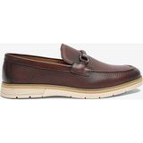 Greyder Erkek Kahverengi Hakiki Deri Loafer Ayakkabı 6Y1UA64771