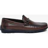 Greyder Erkek Kahverengi Hakiki Deri Loafer Ayakkabı 6Y1UA64786